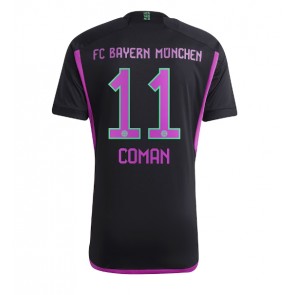 Bayern Munich Kingsley Coman #11 Koszulka Wyjazdowych 2023-24 Krótki Rękaw